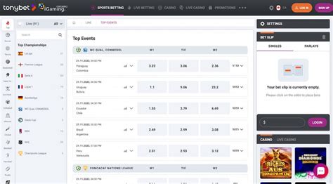 tonybet sports|TonyBet Sportsbook Review 2023 .
